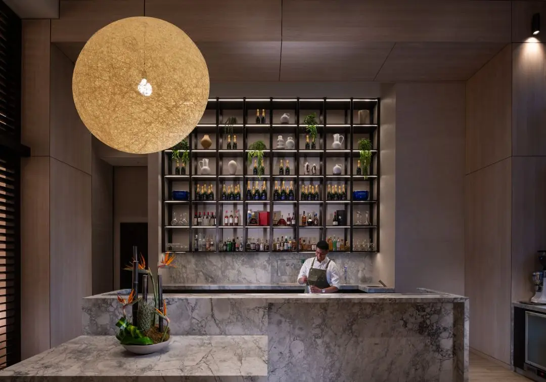Bar Counter and Back Display