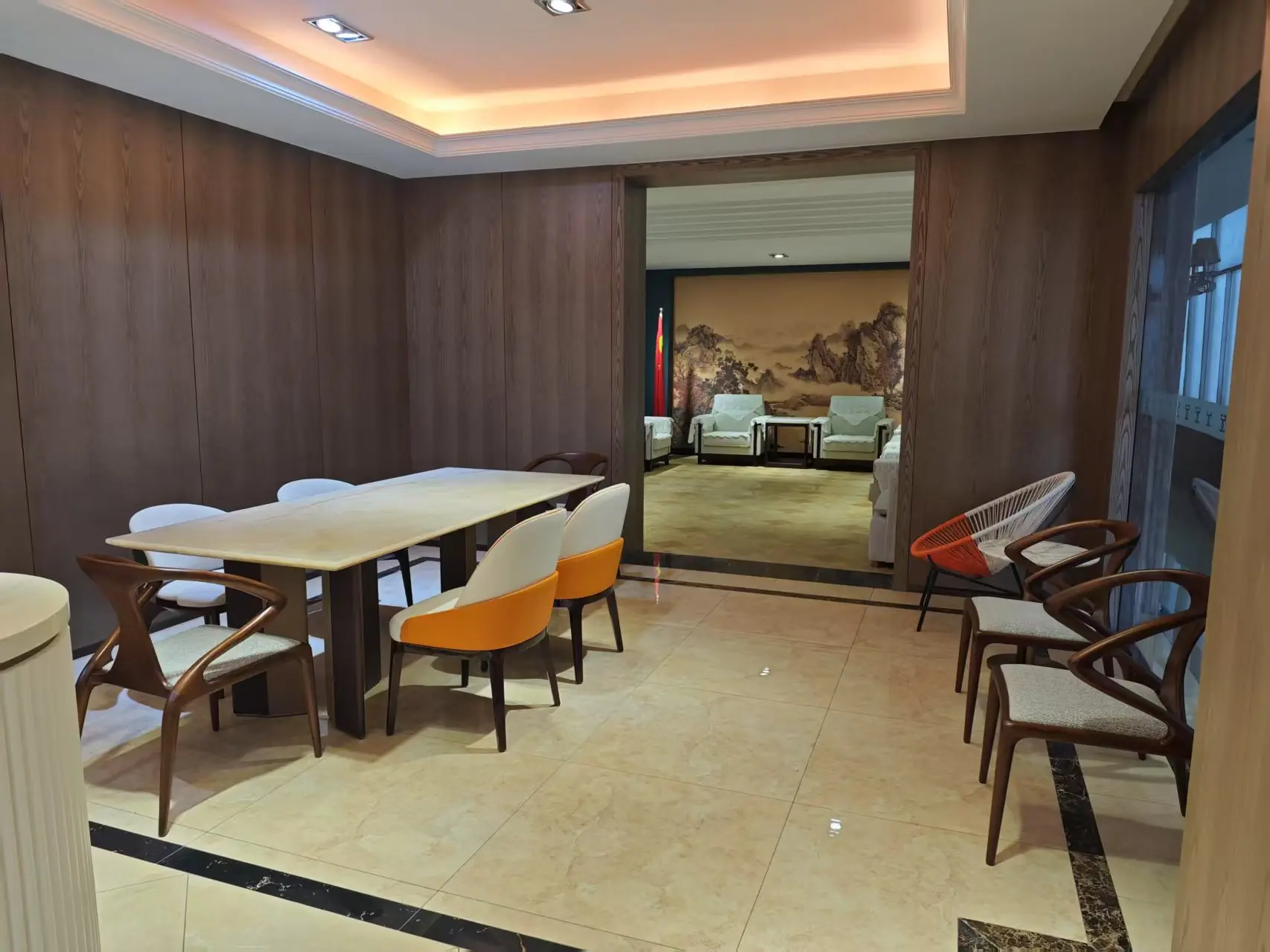 Dining Table and Loose Seating