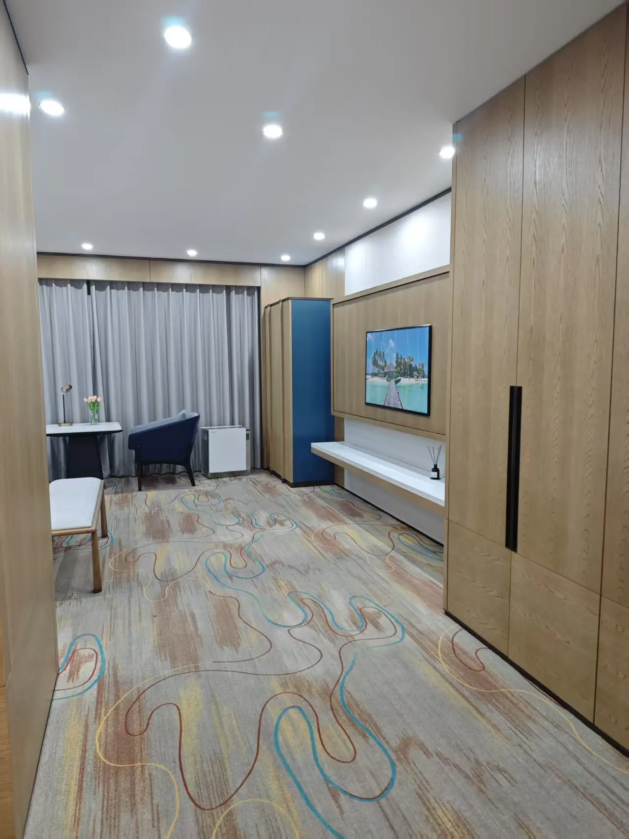 Wardrobe and Television Unit
