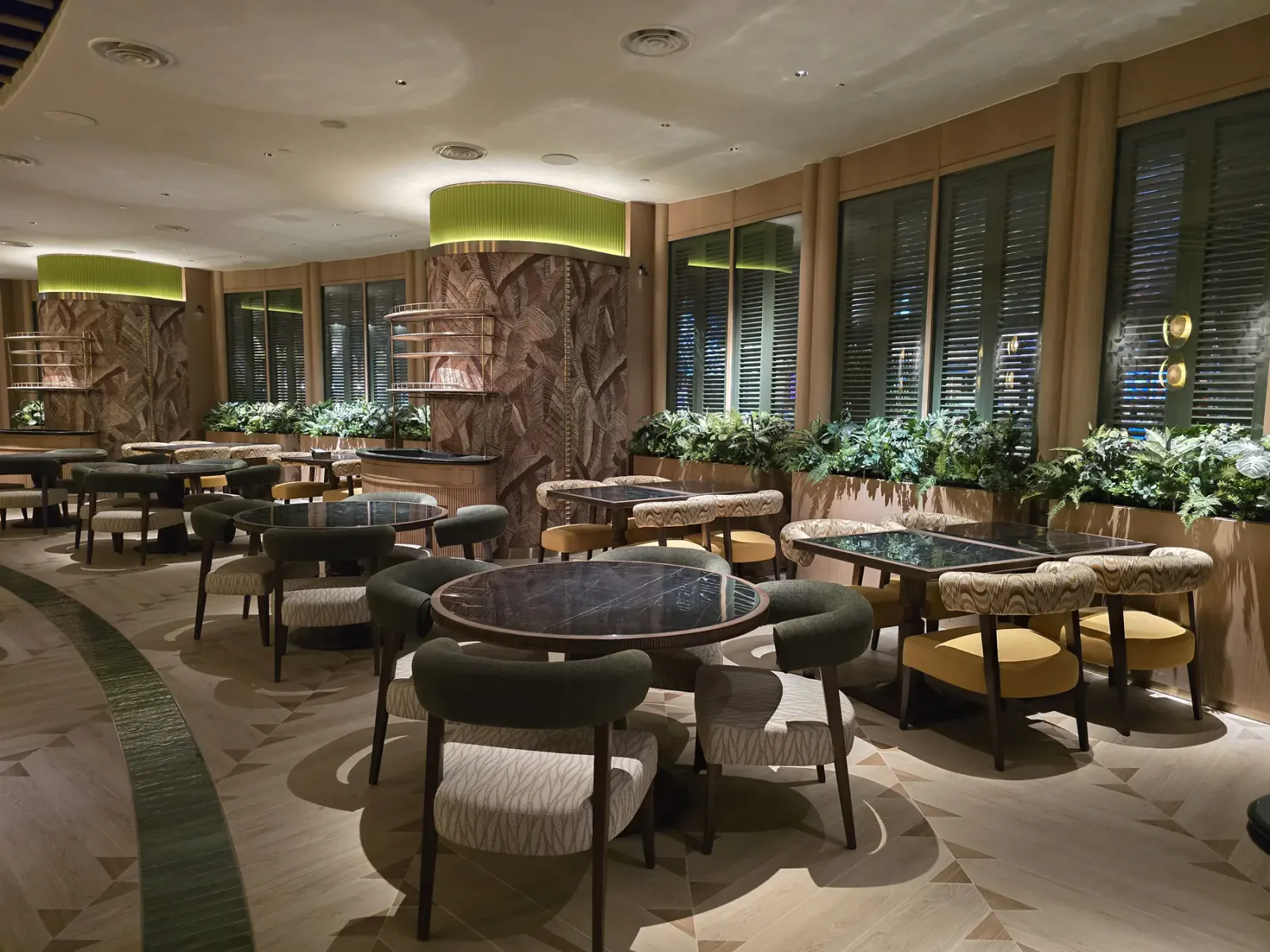 RWS Restaurant: Coordinating Tables, Chairs and Joinery