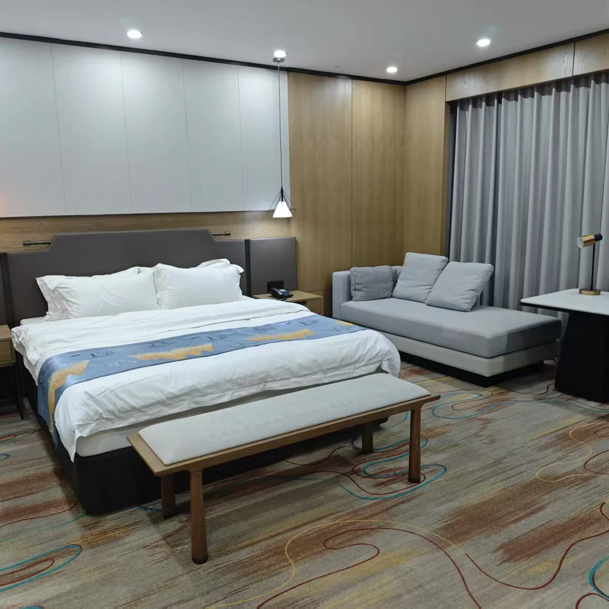 SBH-GR07 Twin Bed and Headboard Set